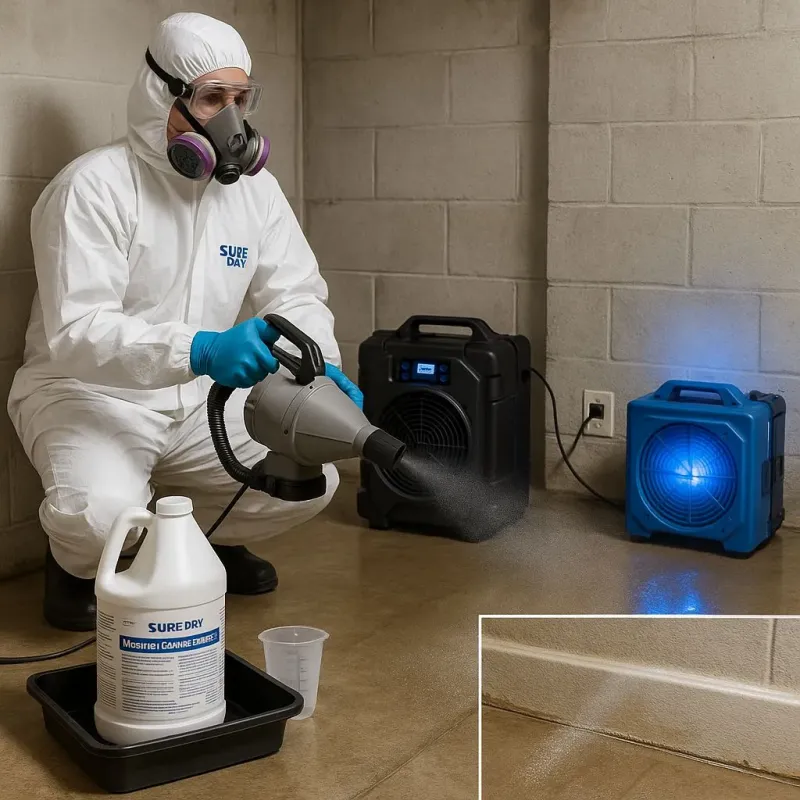 Sanitization and Odor Removal process in Bellaire, TX